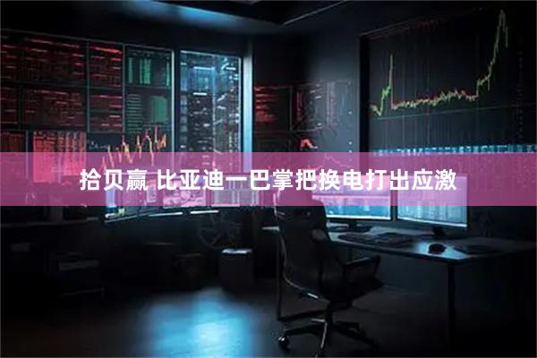 拾贝赢 比亚迪一巴掌把换电打出应激