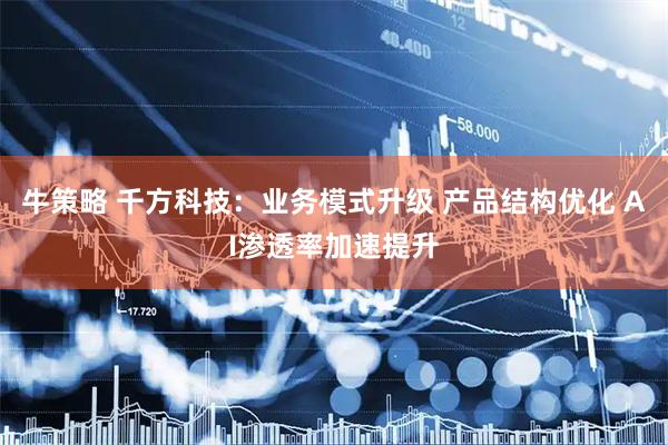 牛策略 千方科技：业务模式升级 产品结构优化 AI渗透率加速提升