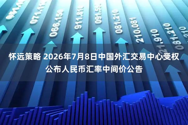 怀远策略 2026年7月8日中国外汇交易中心受权公布人民币汇率中间价公告