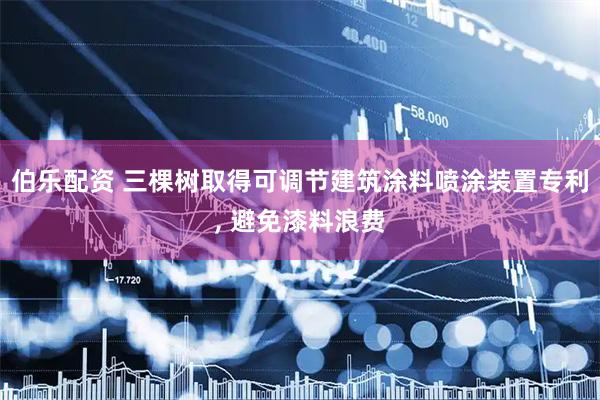 伯乐配资 三棵树取得可调节建筑涂料喷涂装置专利, 避免漆料浪费