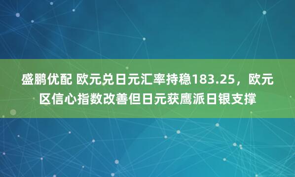 盛鹏优配 欧元兑日元汇率持稳183.25，欧元区信心指数改善但日元获鹰派日银支撑