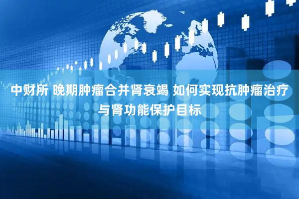中财所 晚期肿瘤合并肾衰竭 如何实现抗肿瘤治疗与肾功能保护目标