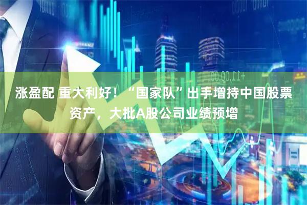 涨盈配 重大利好！“国家队”出手增持中国股票资产，大批A股公司业绩预增